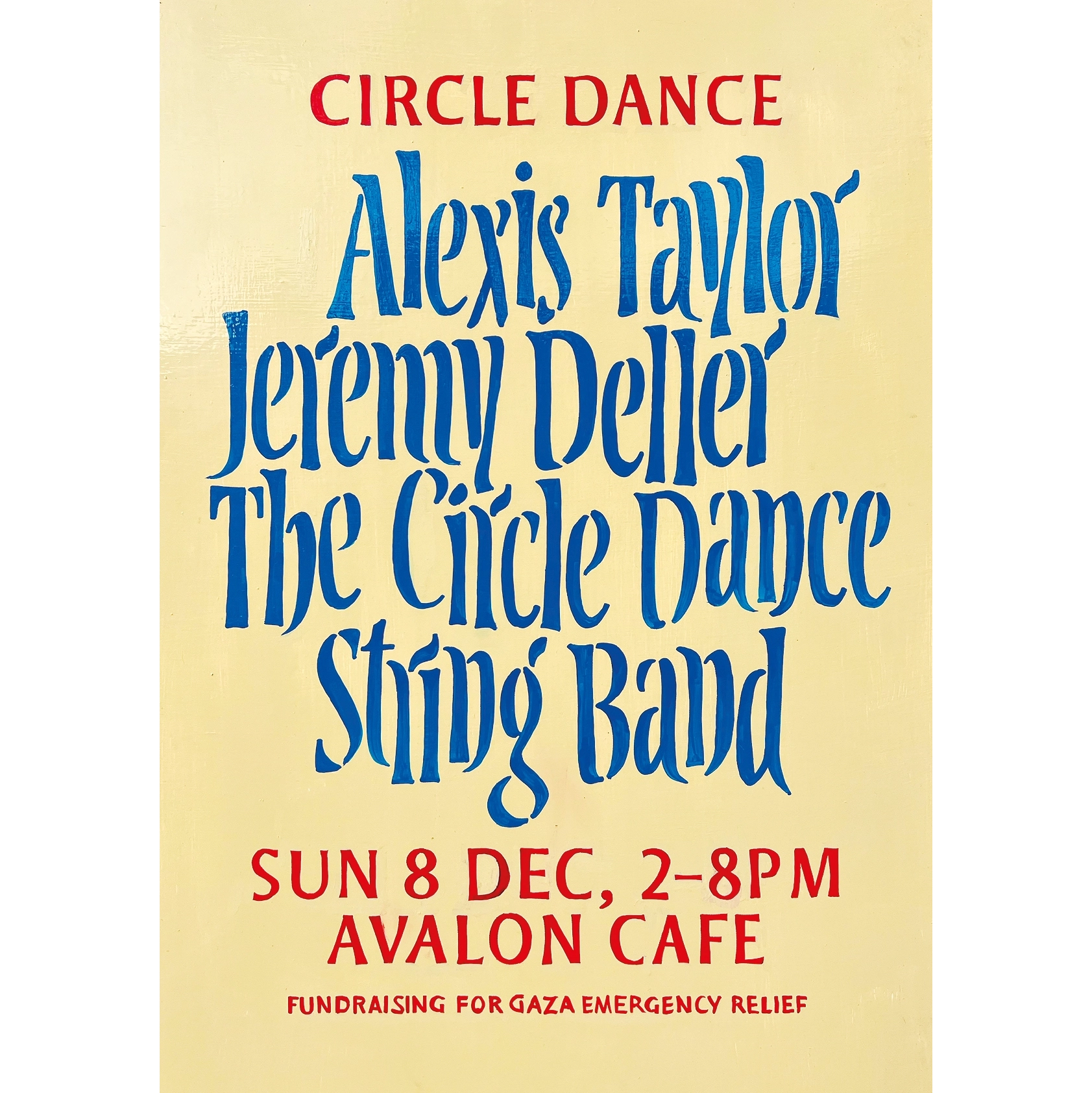 Circle Dance gig poster December 2024