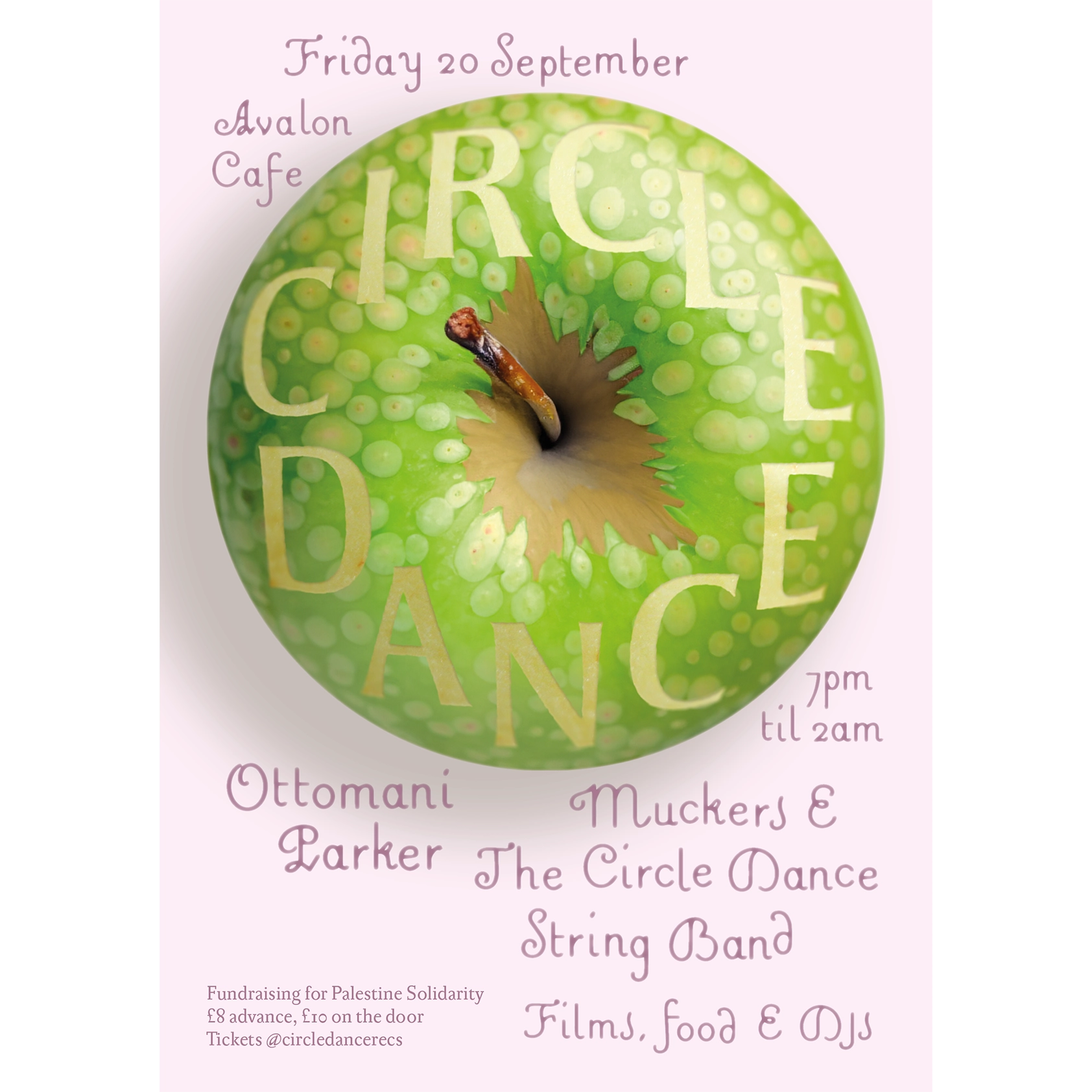 Circle Dance gig poster September 2024