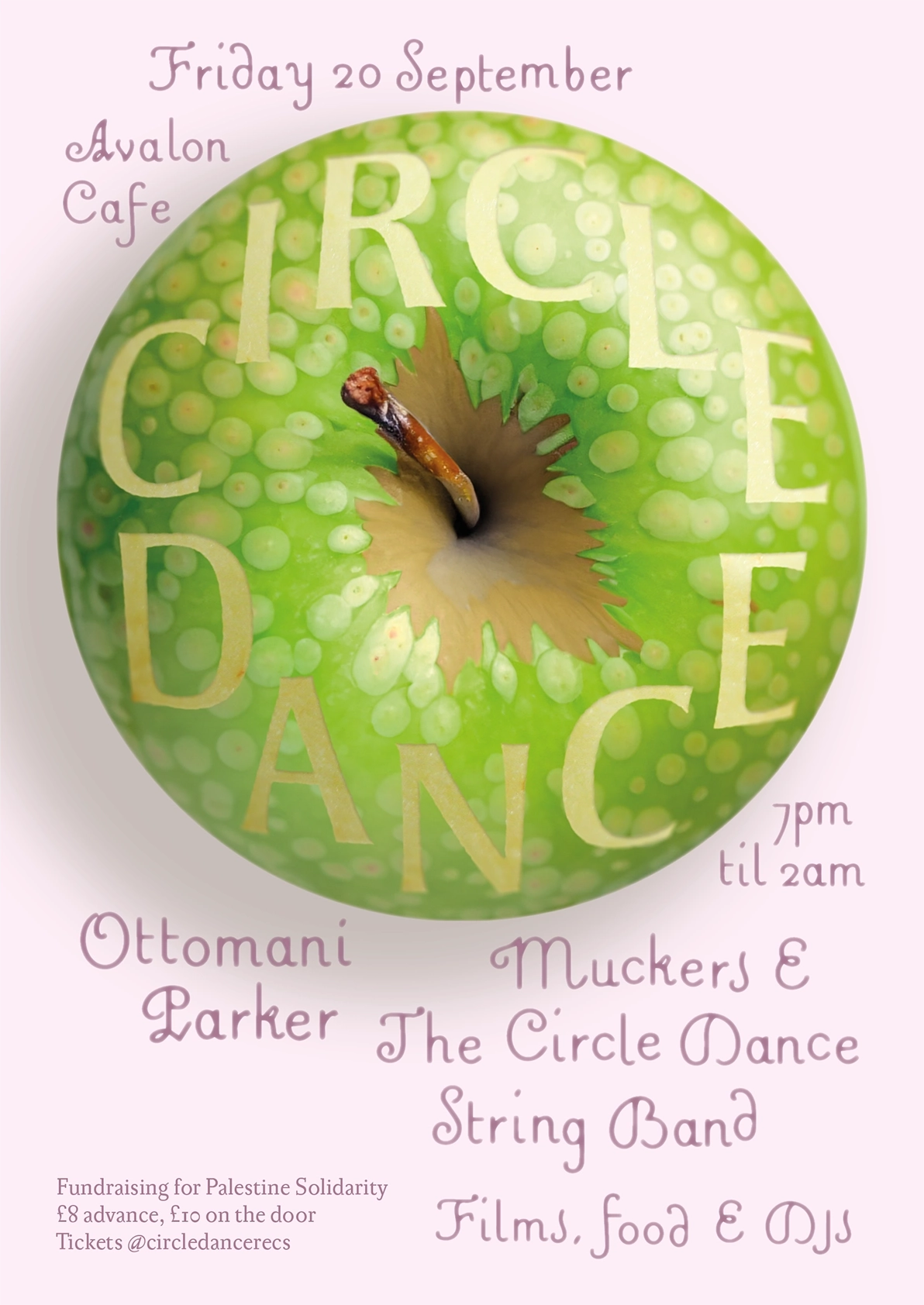 Circle Dance gig poster September 2024