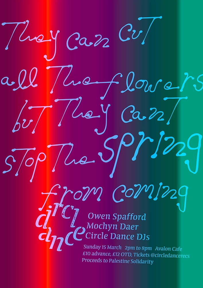 Circle Dance gig poster Spring 2026