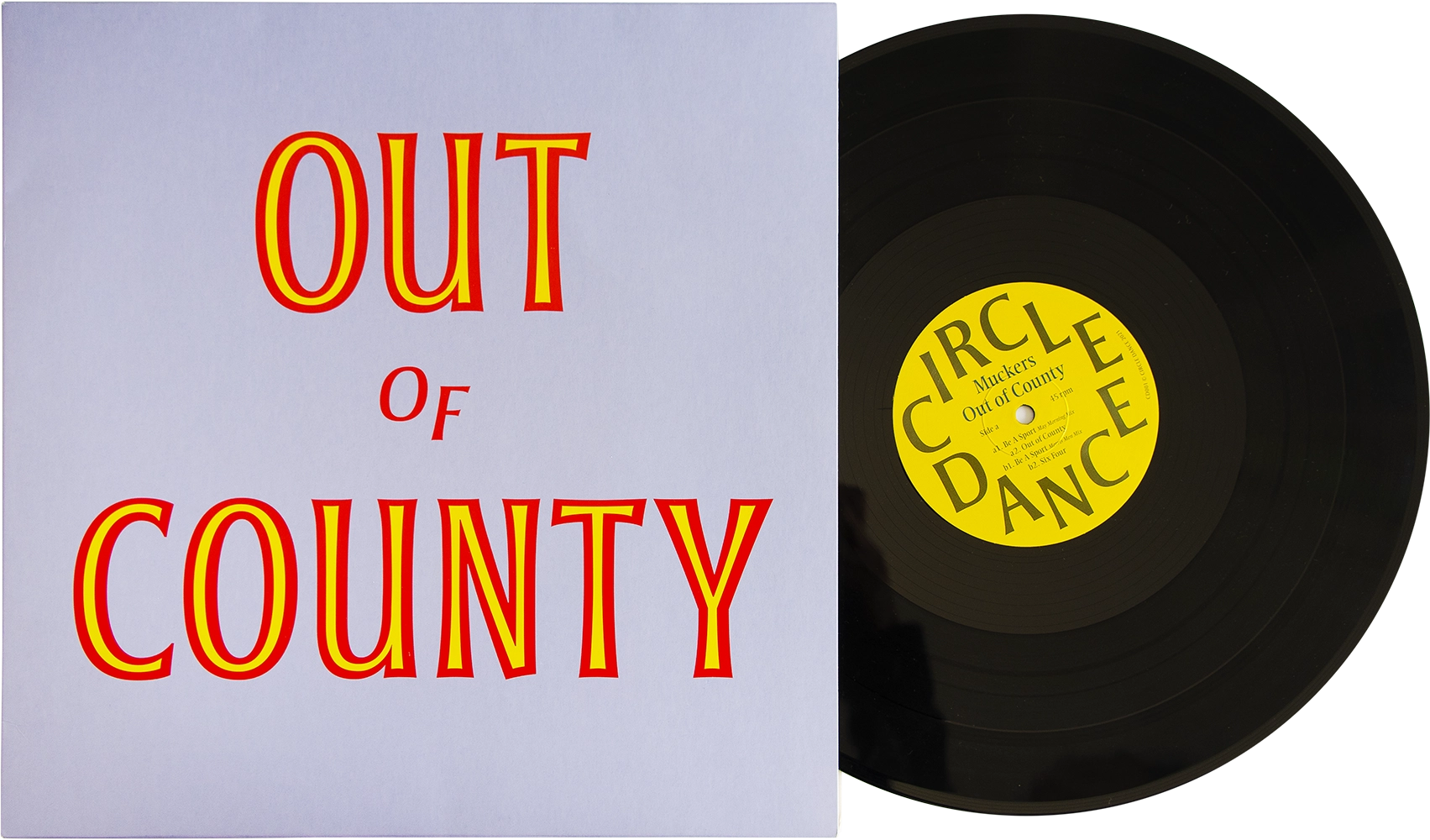 Front Cover of Muckers, Out of County, vinyl release